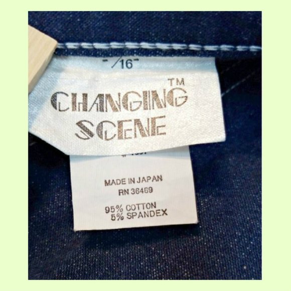 CHANGING SCENE Women's Denim Jeans Flare Stretch Size 15/16 NWT - Picture 8 of 10